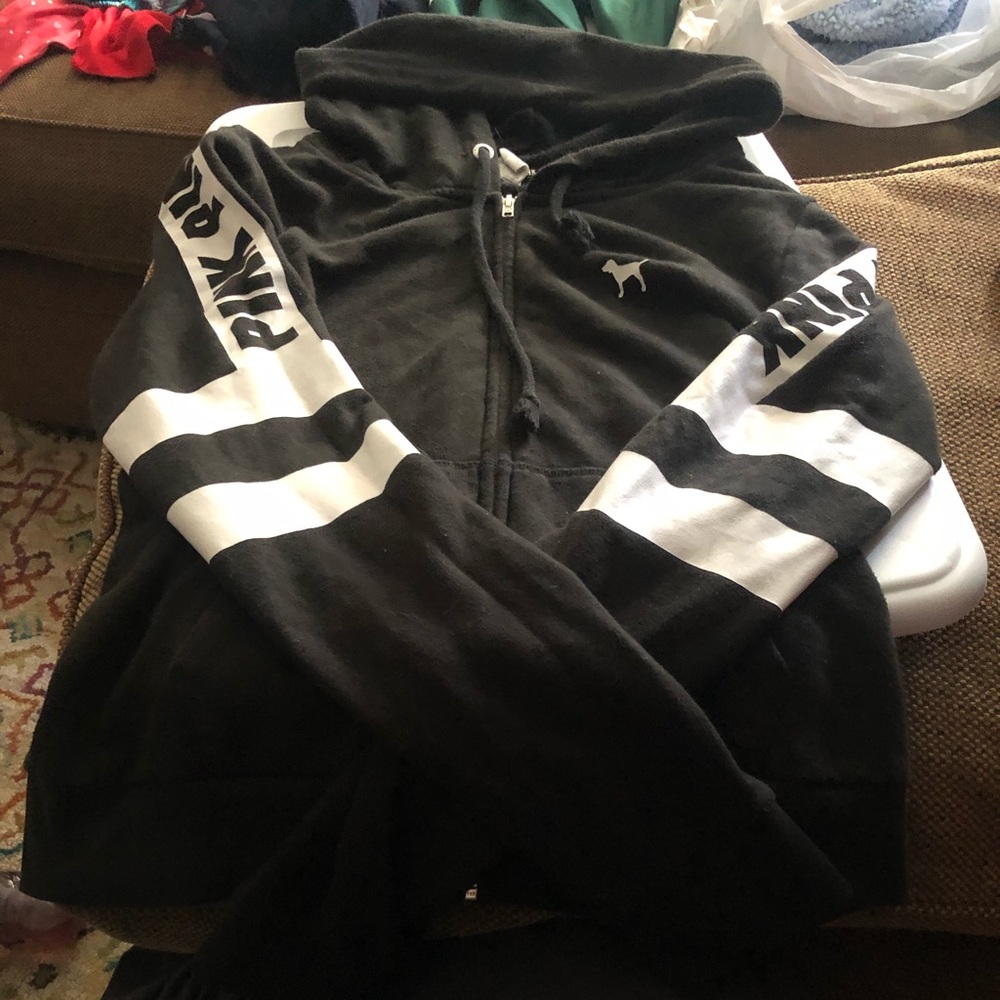 Pink zip up
